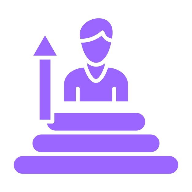 Diseño vectorial Entra en el estilo del icono superior