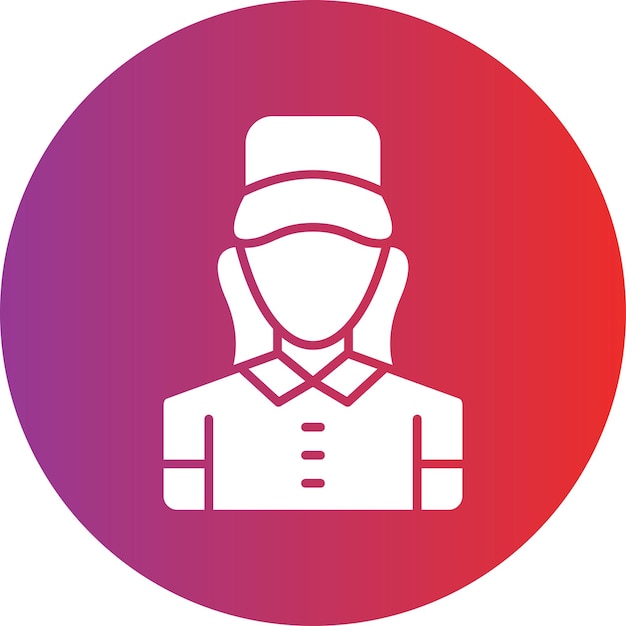 Diseño vectorial Entrega de mujeres Estilo de icono