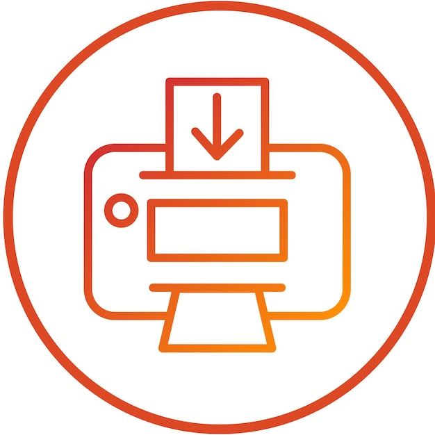 Diseño vectorial Envía al estampador Estilo del icono