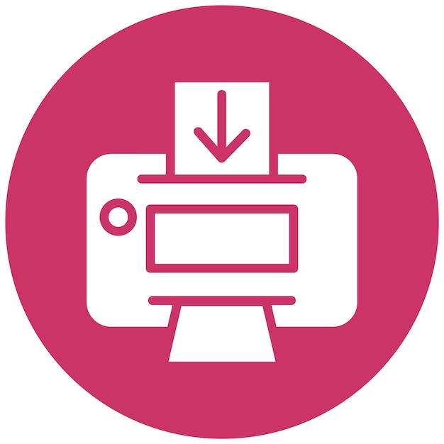 Diseño vectorial Envía al estampador Estilo del icono