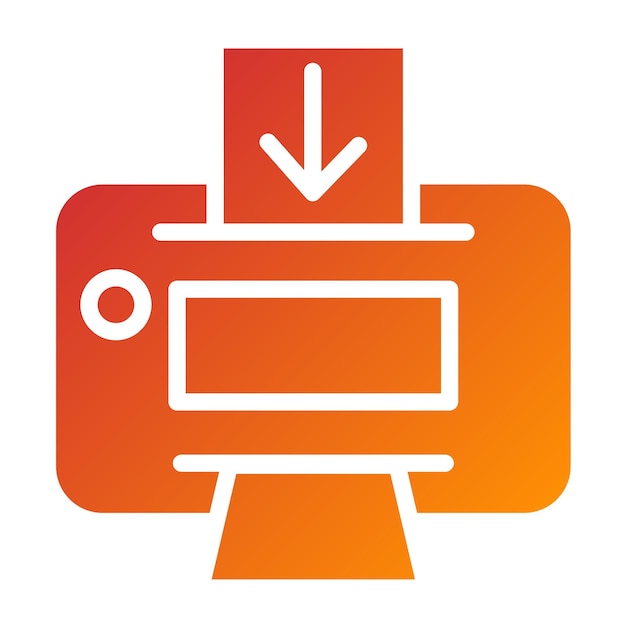 Diseño vectorial Envía al estampador Estilo del icono