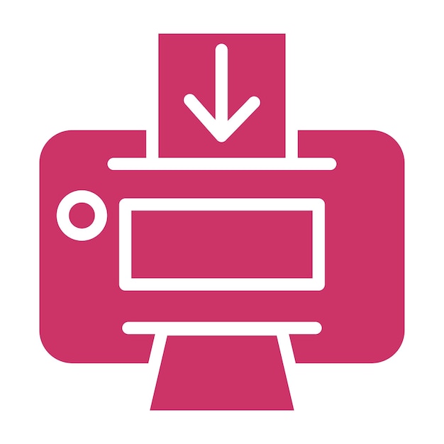 Diseño vectorial Envía al estampador Estilo del icono