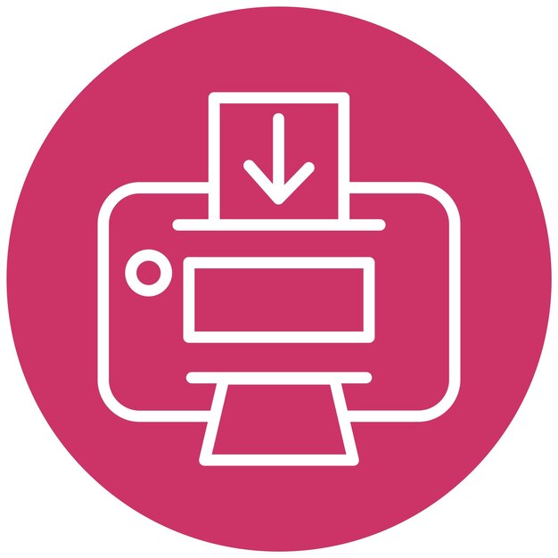 Diseño vectorial Envía al estampador Estilo del icono