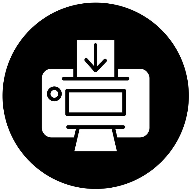 Diseño vectorial Envía al estampador Estilo del icono