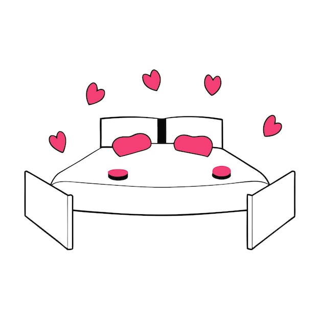 Diseño vectorial de escenas del día de San Valentín