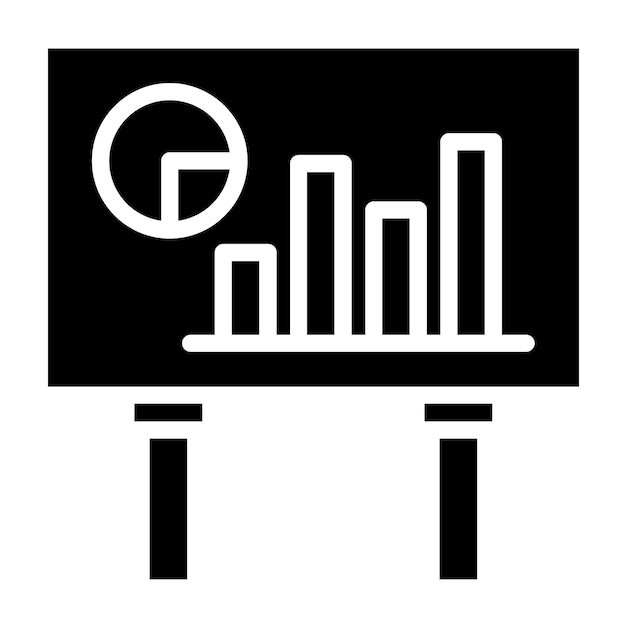 Diseño vectorial Estadísticas de bienestar Estilo del icono