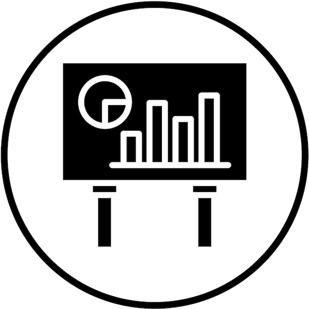 Diseño vectorial Estadísticas de bienestar Estilo del icono