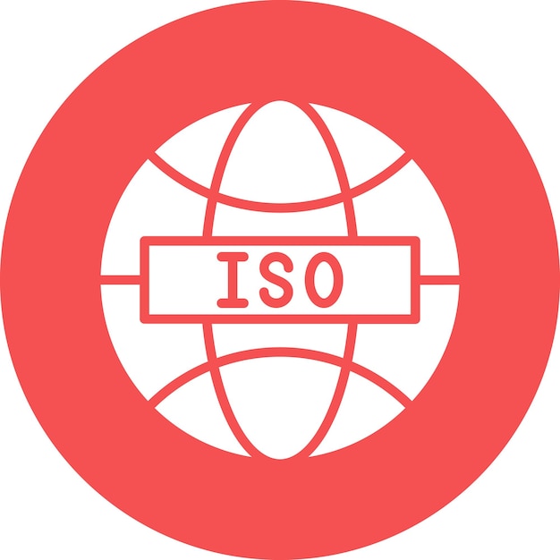 Diseño vectorial Estándares ISO Estilo del icono