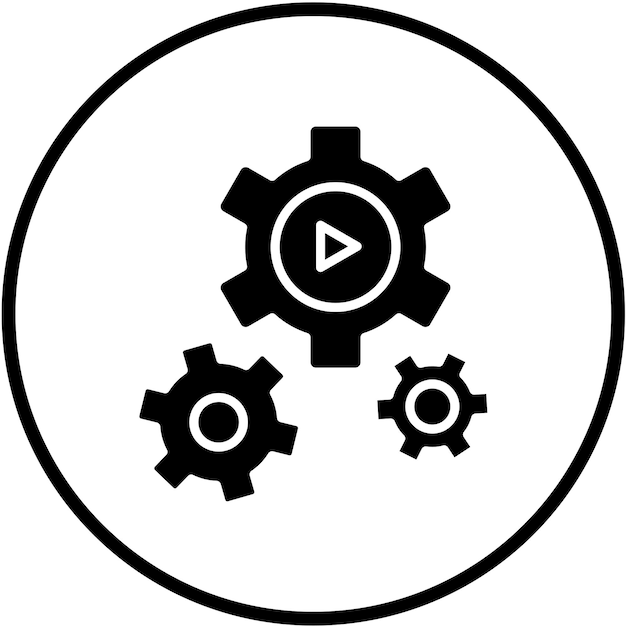 Diseño vectorial Estilo automático del icono