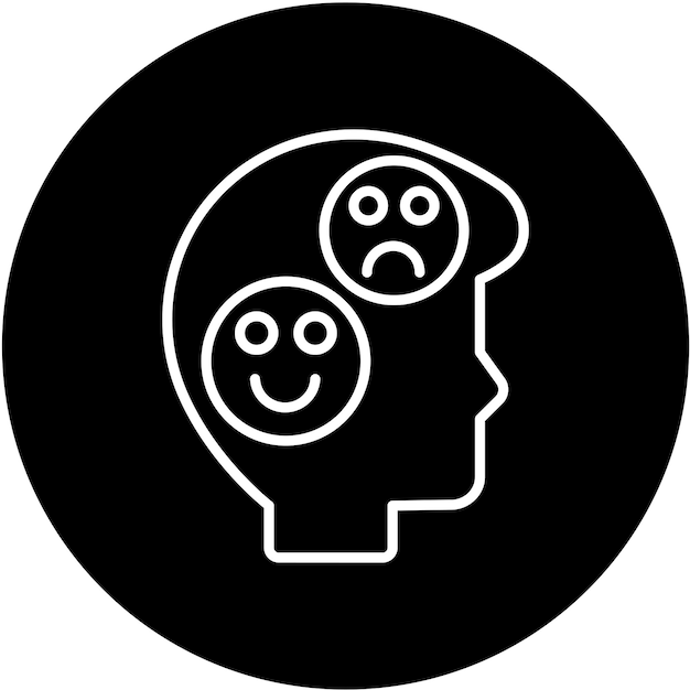 Diseño vectorial Estilo básico del icono de emoción