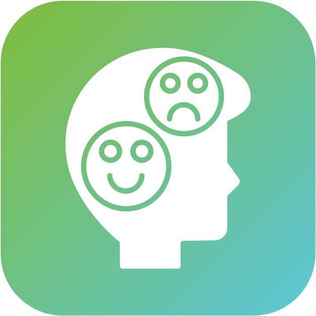 Diseño vectorial Estilo básico del icono de emoción