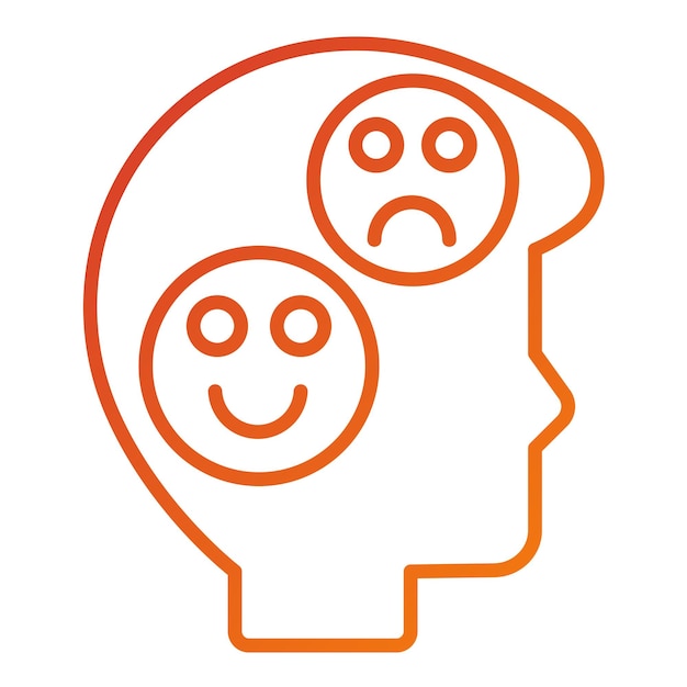 Diseño vectorial Estilo básico del icono de emoción