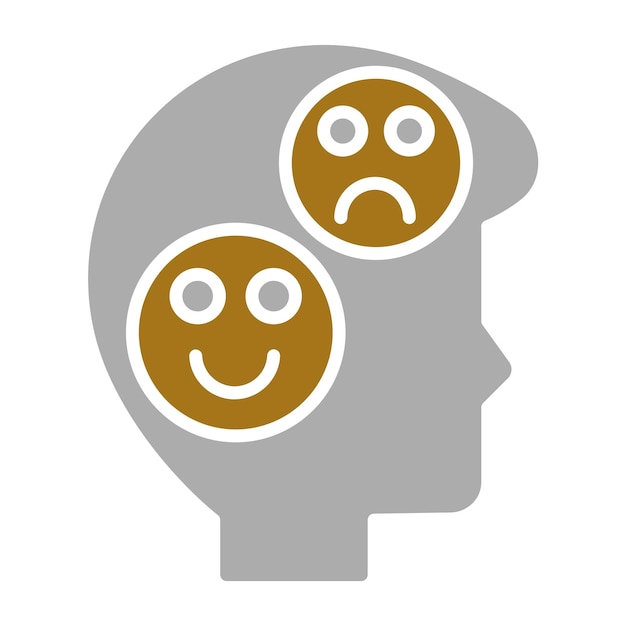 Diseño vectorial Estilo básico del icono de emoción