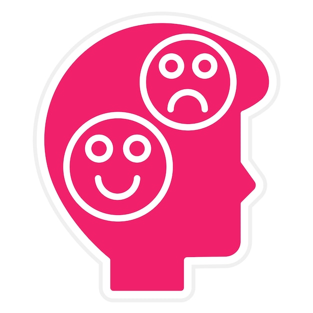 Diseño vectorial Estilo básico del icono de emoción