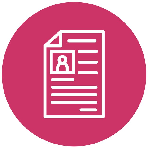 Diseño vectorial Estilo breve del icono