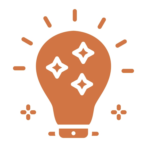 Diseño vectorial Estilo creativo de icono de chispa