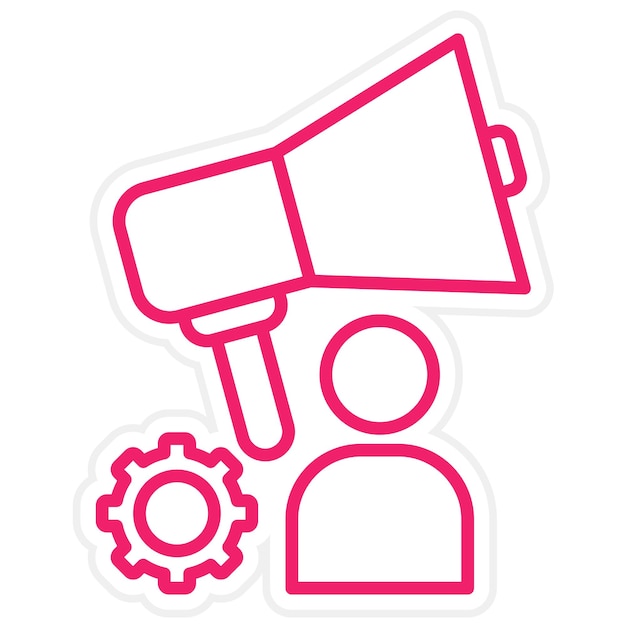 Diseño vectorial Estilo general del icono de solicitud