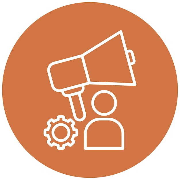 Diseño vectorial Estilo general del icono de solicitud