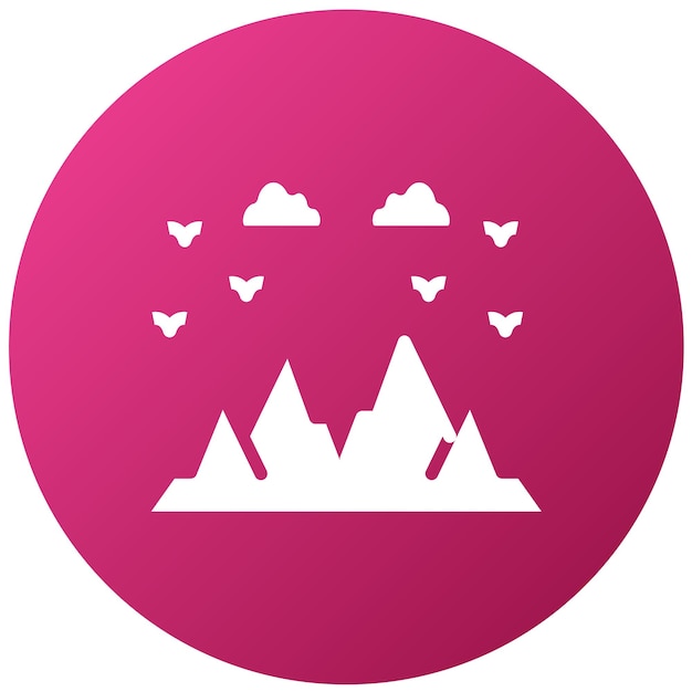 Diseño vectorial de estilo de icona de aventura de bienestar