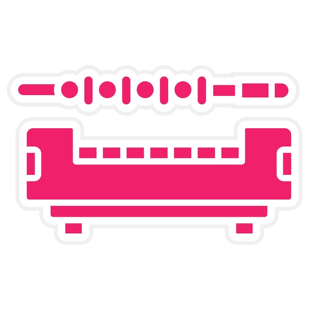 Diseño vectorial de estilo de icona de barbacoa
