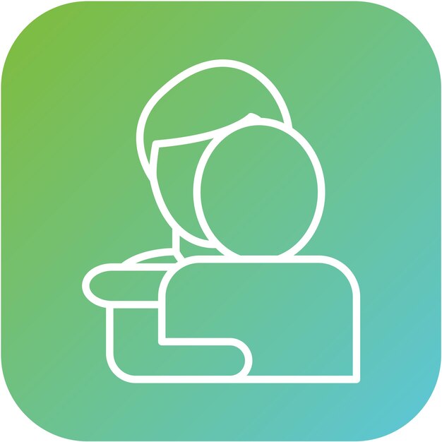 Diseño vectorial Estilo del icono de abrazo