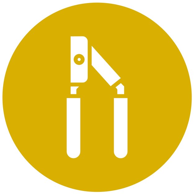 Diseño vectorial Estilo del icono del abridor de latas