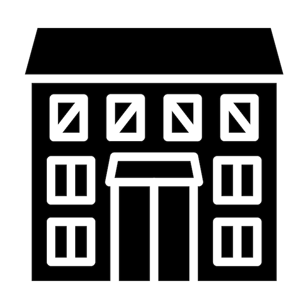 Diseño vectorial Estilo del icono de acabado exterior