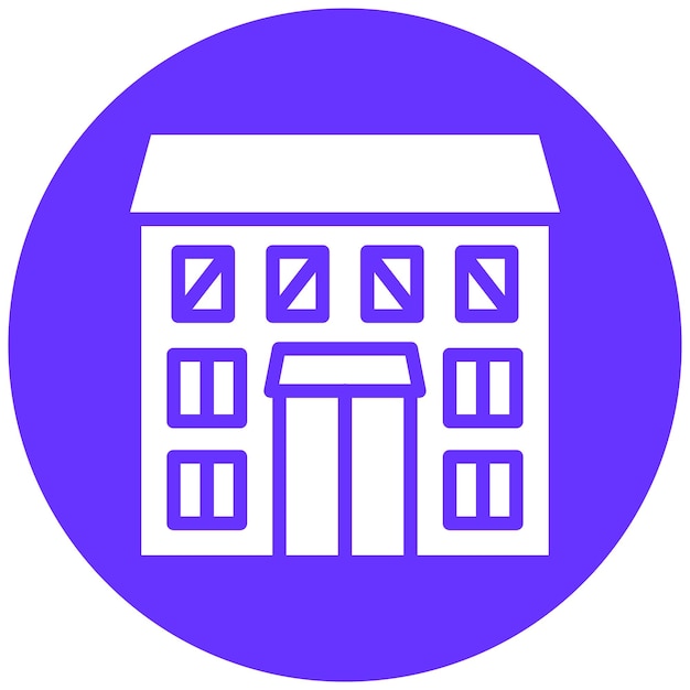 Diseño vectorial Estilo del icono de acabado exterior