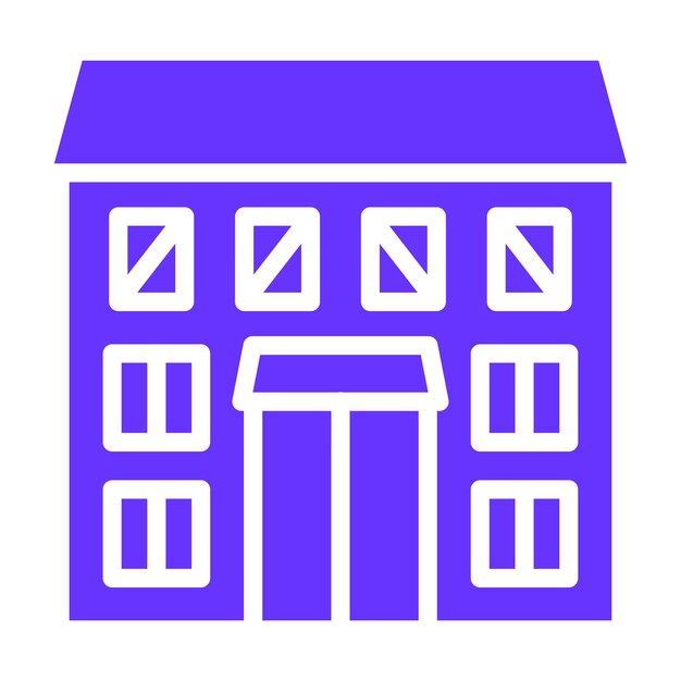 Diseño vectorial Estilo del icono de acabado exterior