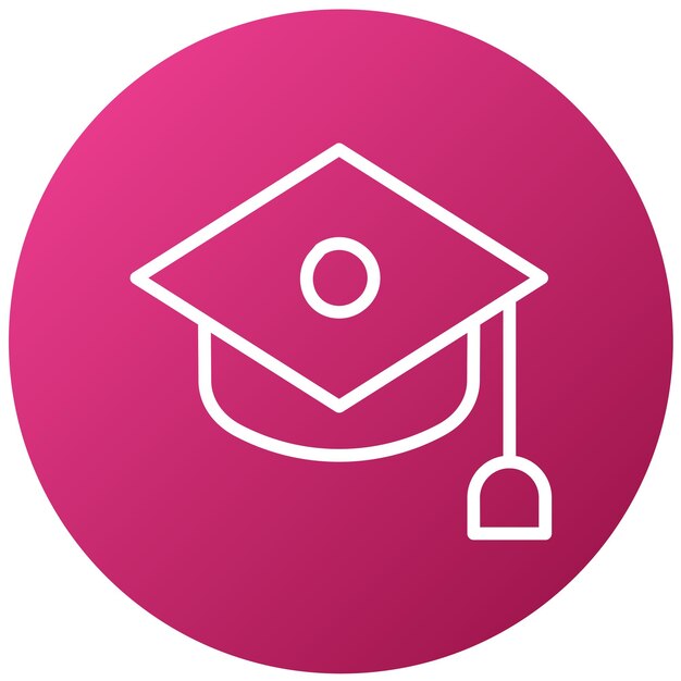 Diseño vectorial Estilo de icono académico