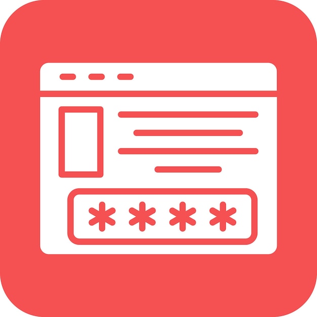 Diseño vectorial Estilo de icono de acceso limitado