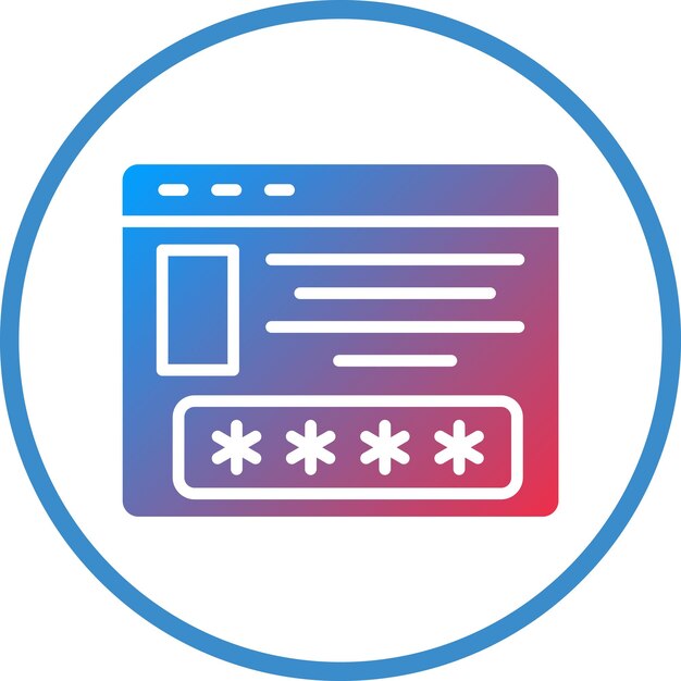 Diseño vectorial Estilo de icono de acceso limitado