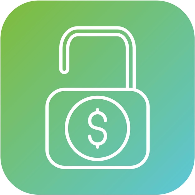 Diseño vectorial Estilo del icono de acceso previo al lanzamiento