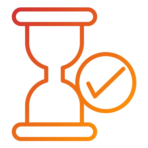 Diseño vectorial Estilo del icono de acceso temprano