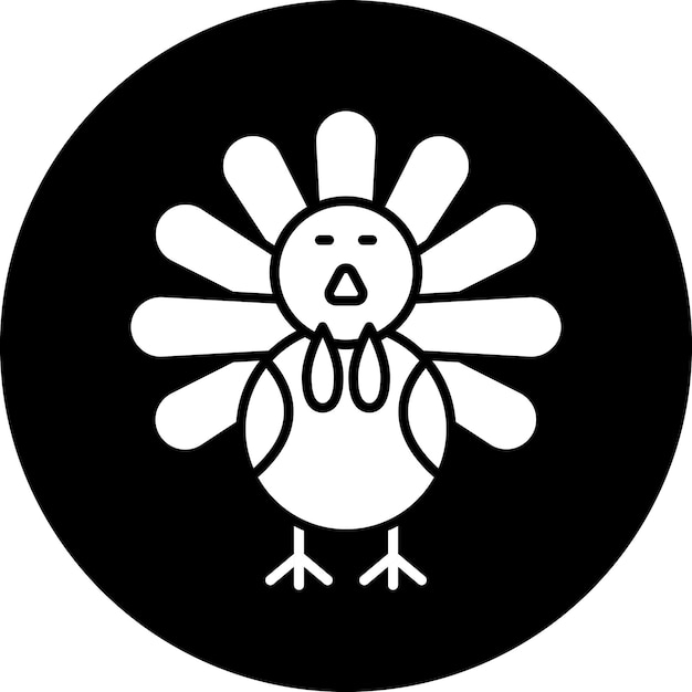 Diseño vectorial del estilo del icono de Acción de Gracias