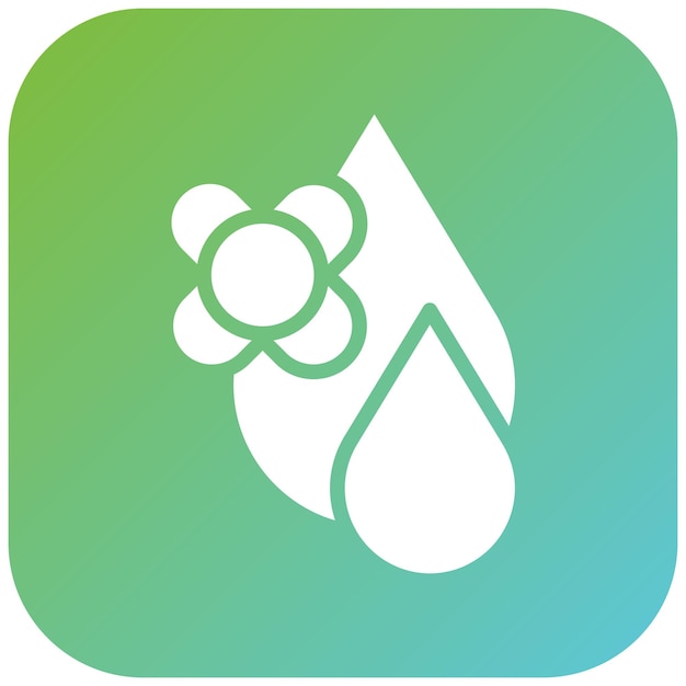 Diseño vectorial Estilo del icono del aceite de canola