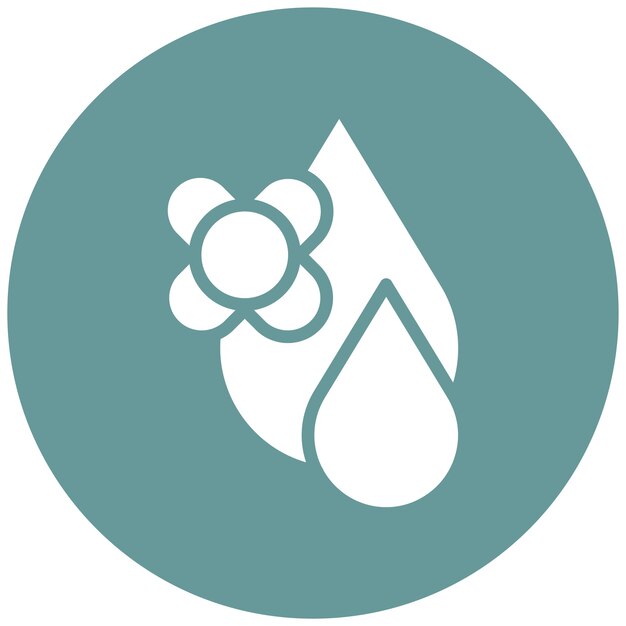 Diseño vectorial Estilo del icono del aceite de canola