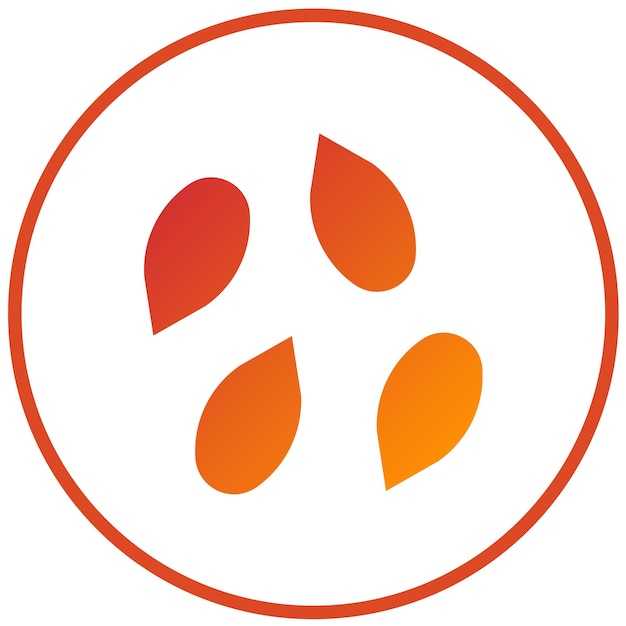 Diseño vectorial Estilo del icono del aceite de sésamo