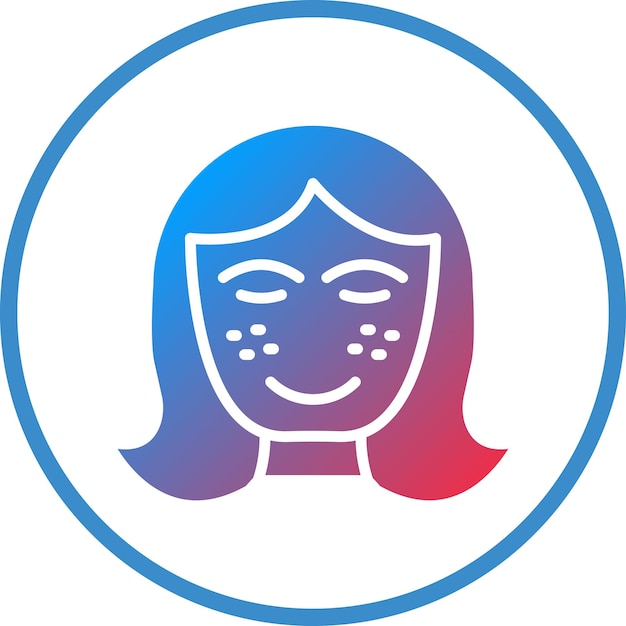 Diseño vectorial Estilo del icono del acné