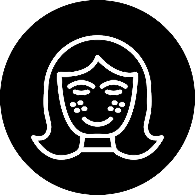Diseño vectorial Estilo del icono del acné