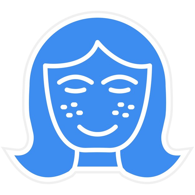 Diseño vectorial Estilo del icono del acné