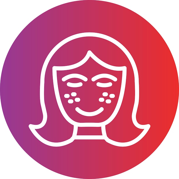 Diseño vectorial Estilo del icono del acné
