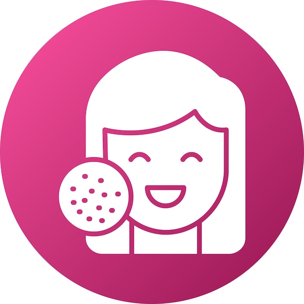 Diseño vectorial Estilo del icono del acné