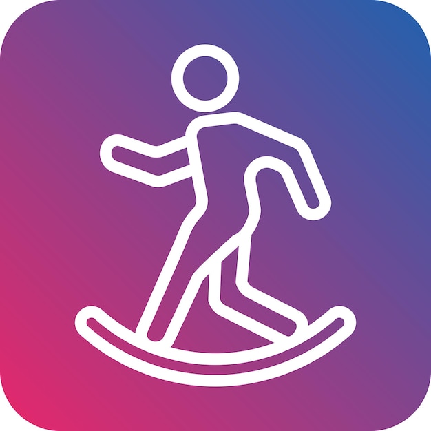 Diseño vectorial Estilo de icono de Acrobat
