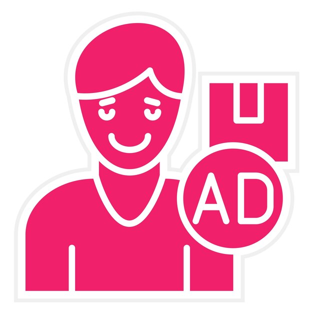 Diseño vectorial Estilo de icono de acumulación compulsivo