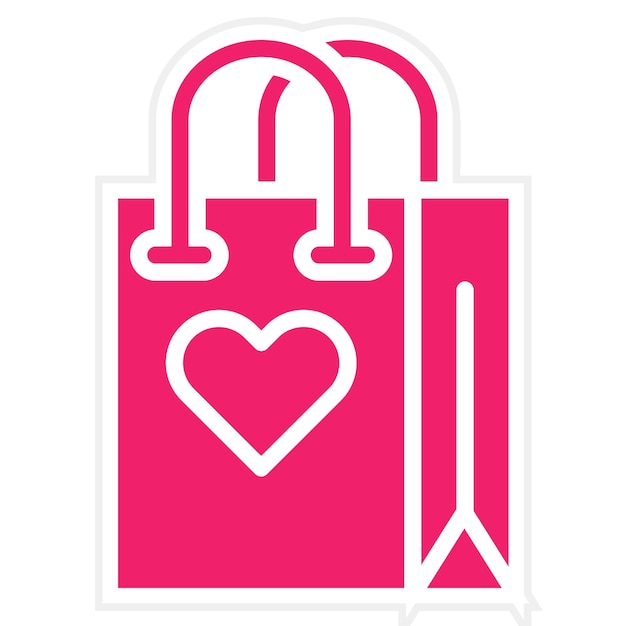 Diseño vectorial estilo de icono adicto a las compras