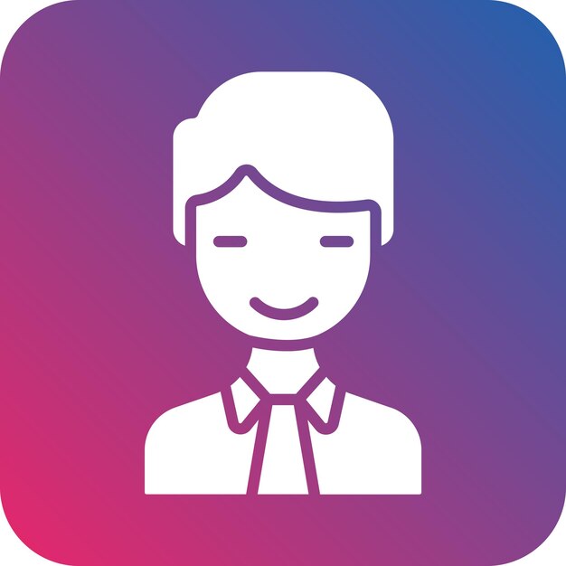 Diseño vectorial Estilo de icono de administración de hoteles
