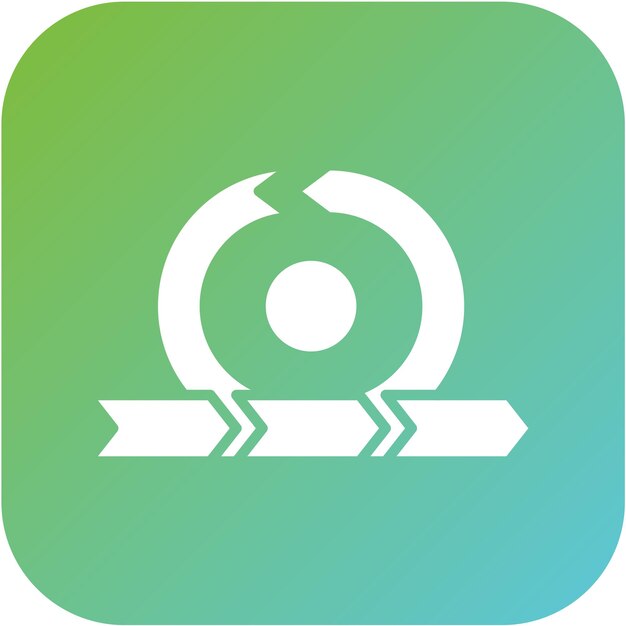 Diseño vectorial estilo de icono ágil