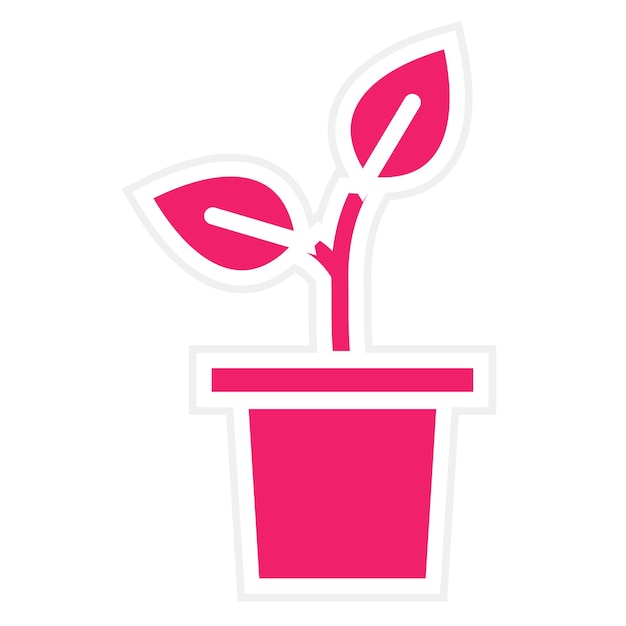 Diseño vectorial Estilo de icono de agricultura sostenible
