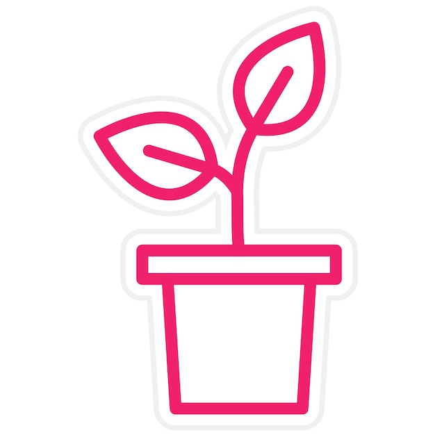 Diseño vectorial Estilo de icono de agricultura sostenible